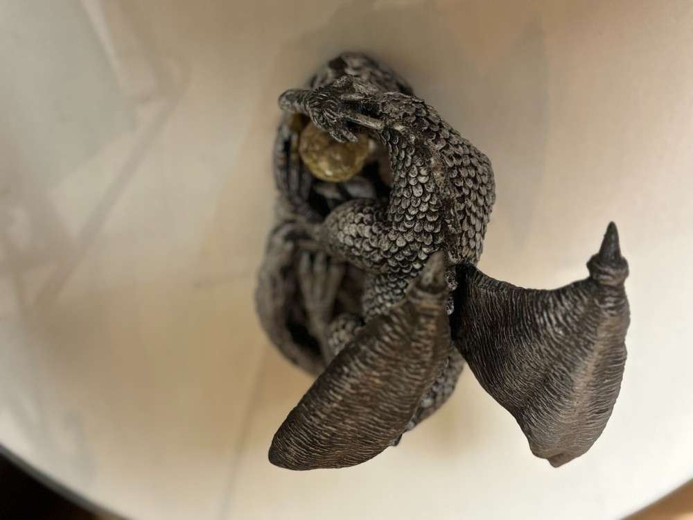 DRAGON PROTECTING HIS CRYSTAL BALL - MYTH AND MAGIC