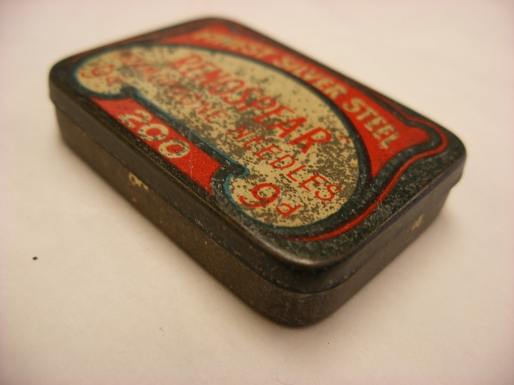 Phonograph Gramophone Needle Tin - Renospear