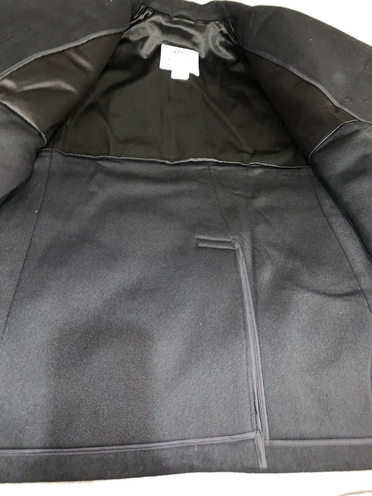 DSCP WOOL Peacoat Men's 40S Black. EUC.