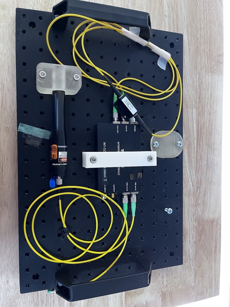 Fiber Optic Interferometer Test System w/ Visual Fault Locator