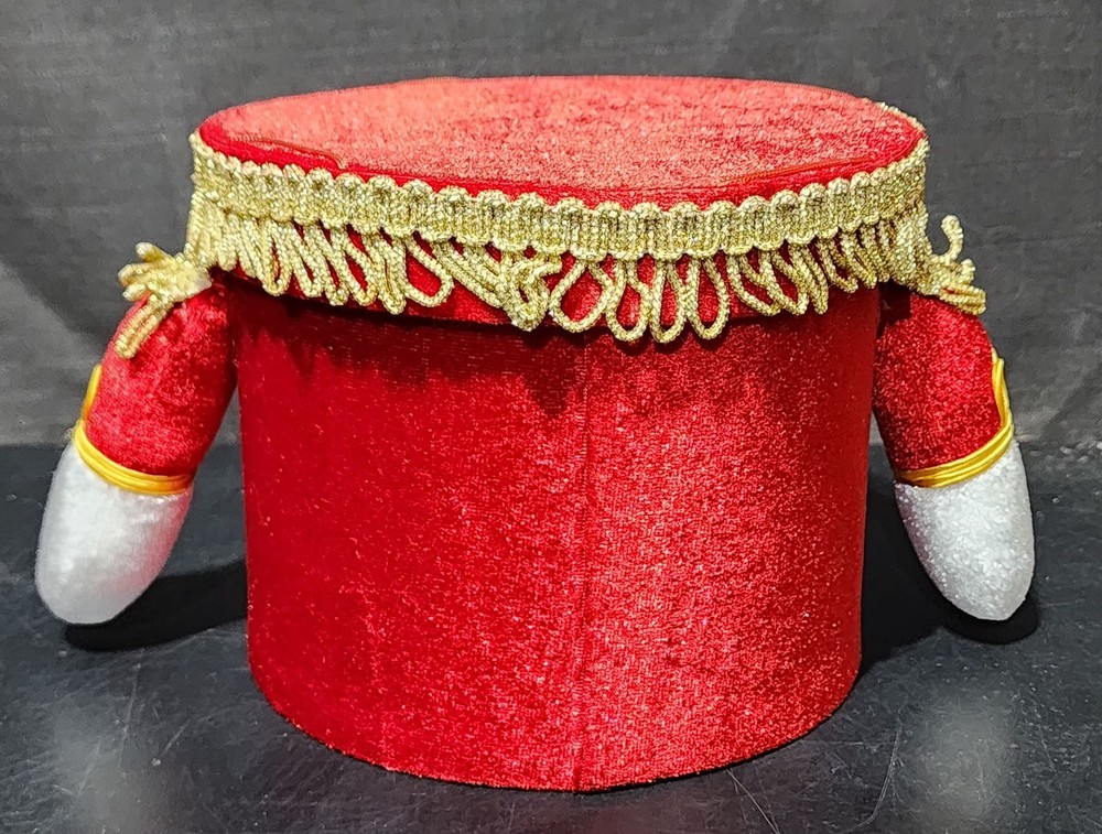 Rare Vintage Stackable Nutcracker Nesting Boxes 3 Tier Gift Holidays Christmas