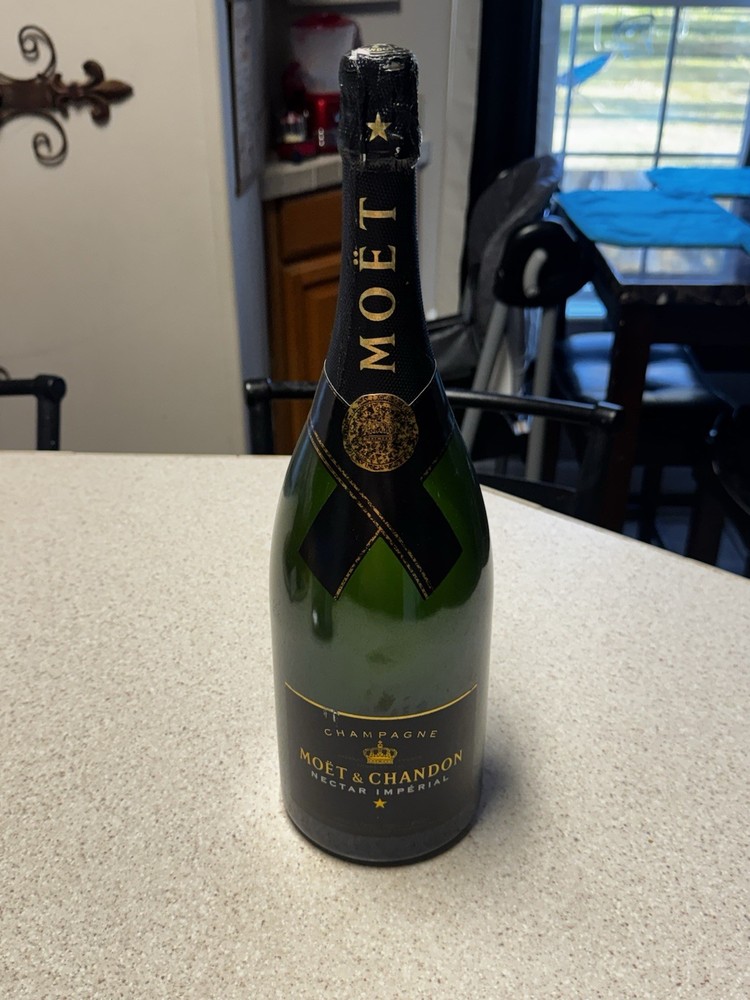 Moet & Chandon Nectar Imperial Champagne Dummy Empty Bottle Prop, Unopened