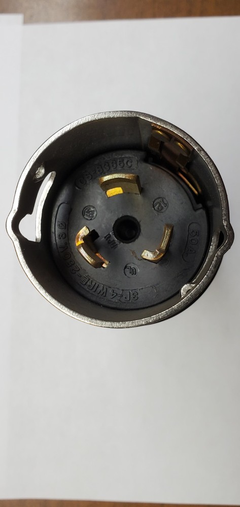 Hubbell 50A C Locking Plug - CS8365C