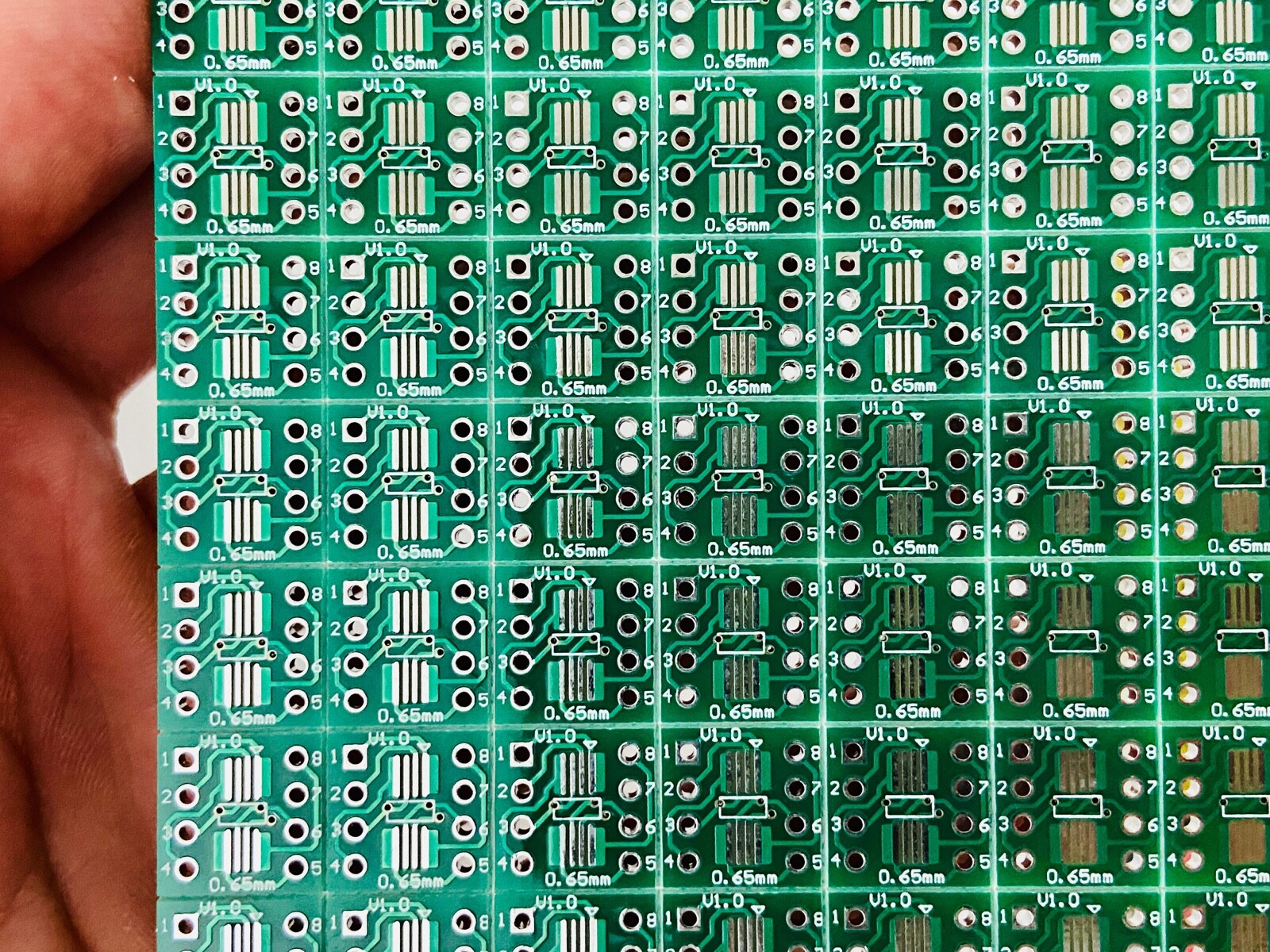 20-63 pcs SOP8 SO8 SOIC8 TSSOP8 MSOP8 to DIP8 Adapter PCB Converter Board Qnt