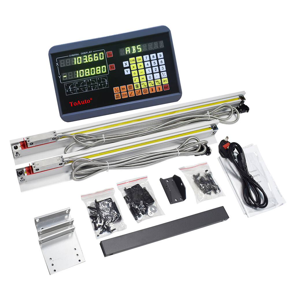 2Axis/3Axis Digital Readout +Linear Scale TTL Sensor Kit for CNC Milling Lathe
