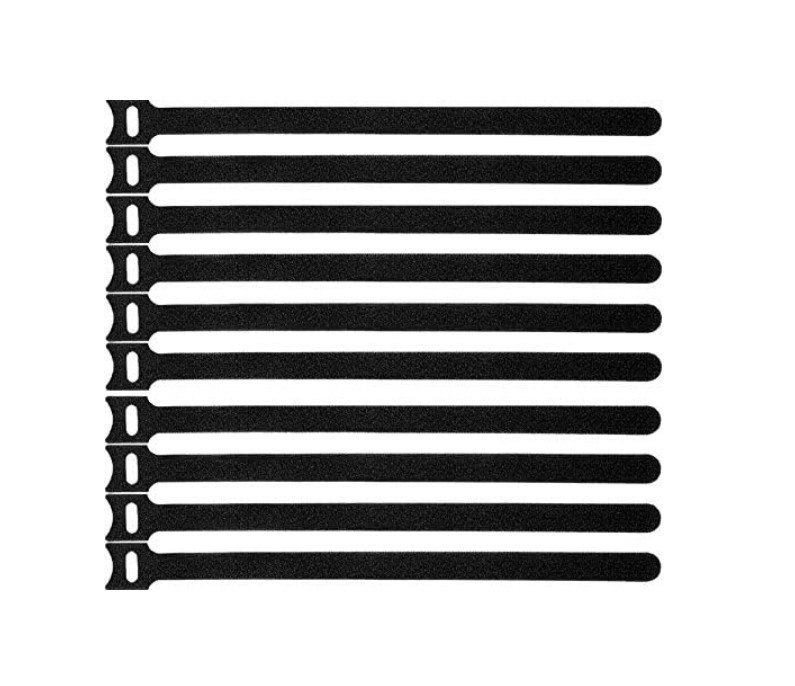 50 Pcs Reusable Fastening Cable Ties, Microfiber Cloth 12 Inch Hook and Loop,,