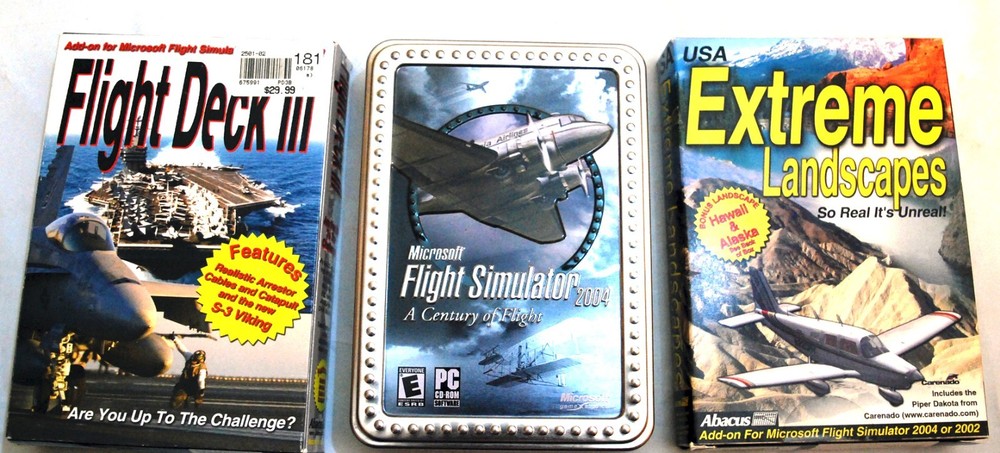 MS Flight Simulator 2004 - Extreme Landscapes (Sealed), Flight Deck III (Sealed)