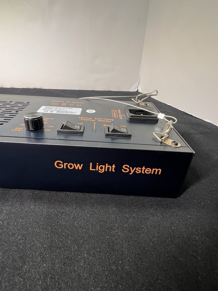 LED Grow Light Panel Full Spectrum Indoor Plants Veg Bloom Timer Hanging