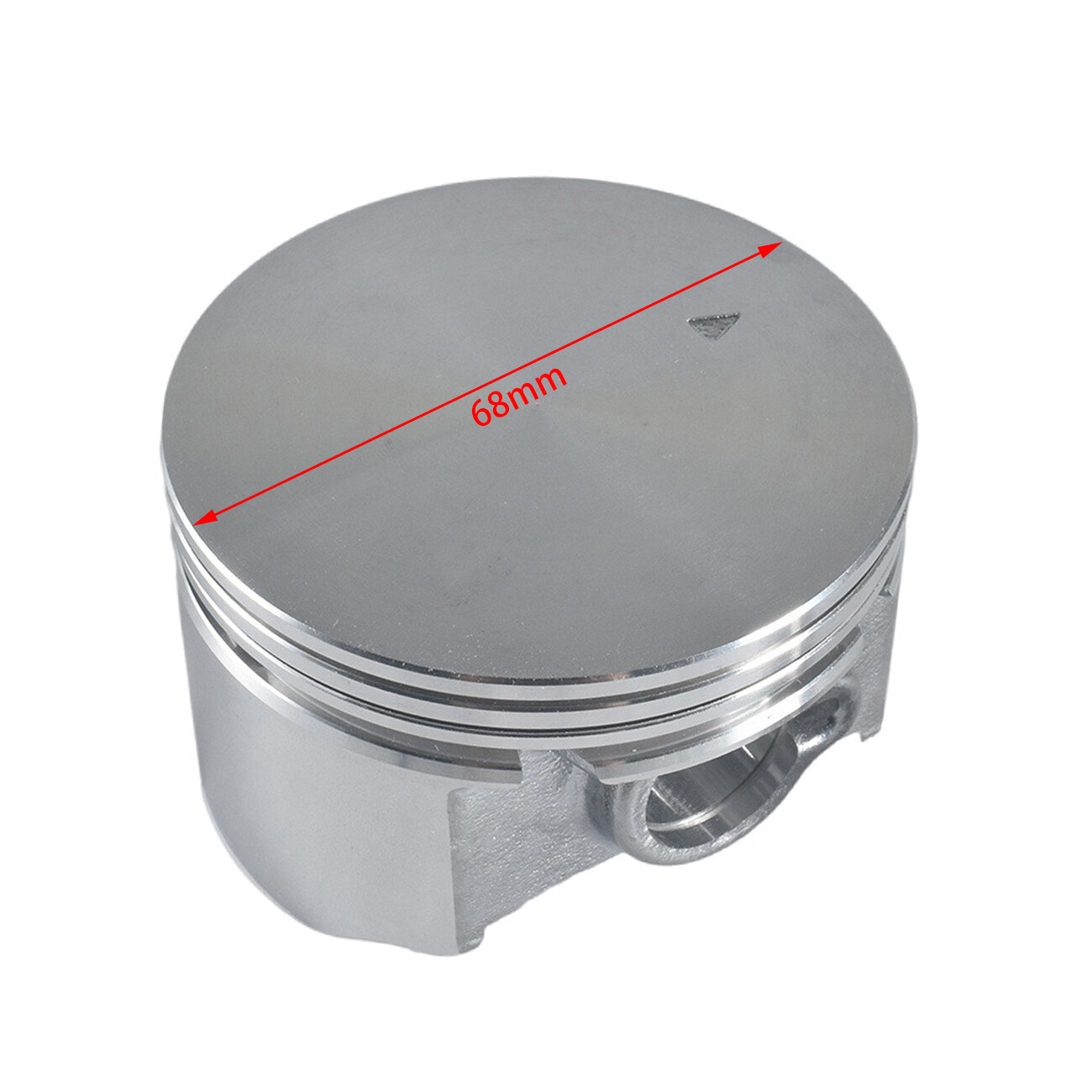 68mm Flat Top Piston Kit STD Bore For 196cc Chinese Clone & Honda GX160 GX200