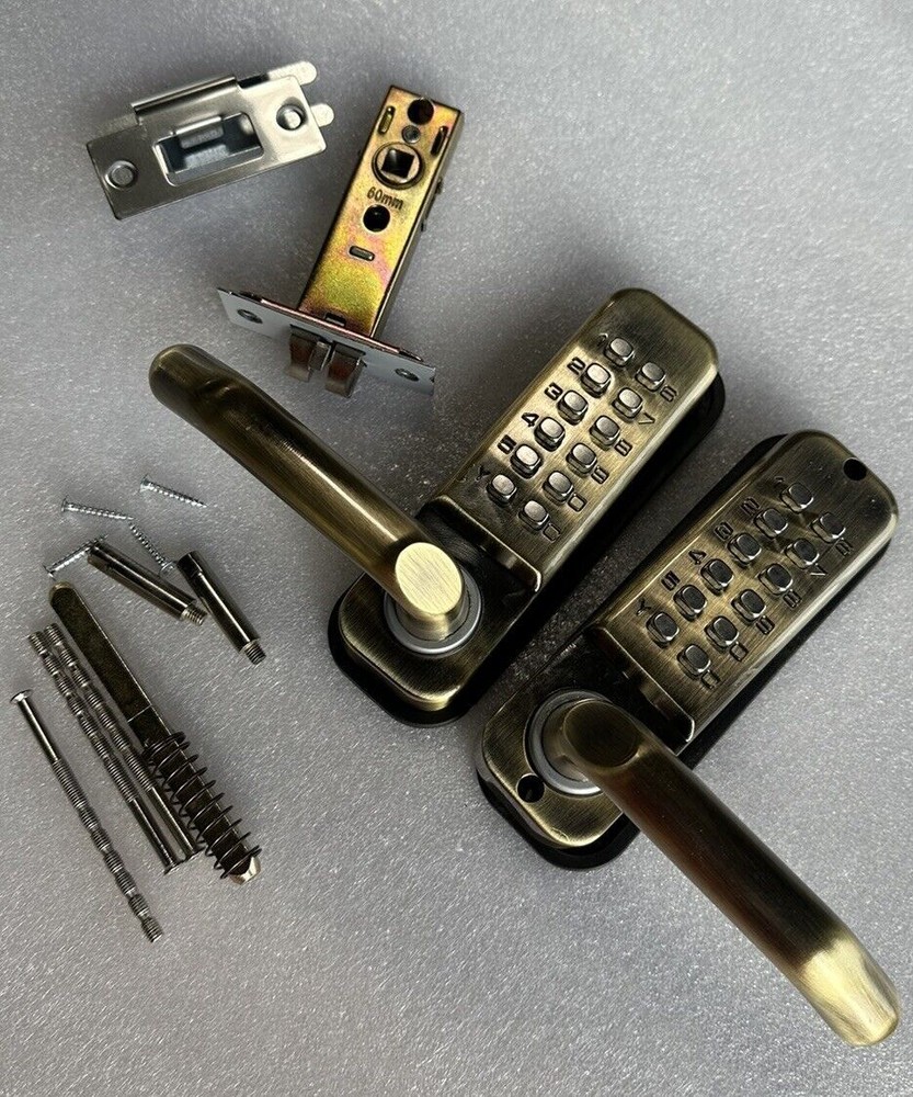 Keyless Double Side Entry Gate Door Lock Mechanical Code Combination Fence Lock