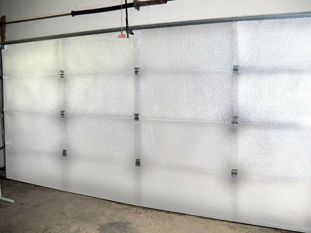 NASATECH WHITE Garage Door Insulation Kit TWO CAR GARAGE DOOR 3 PANEL 18FT
