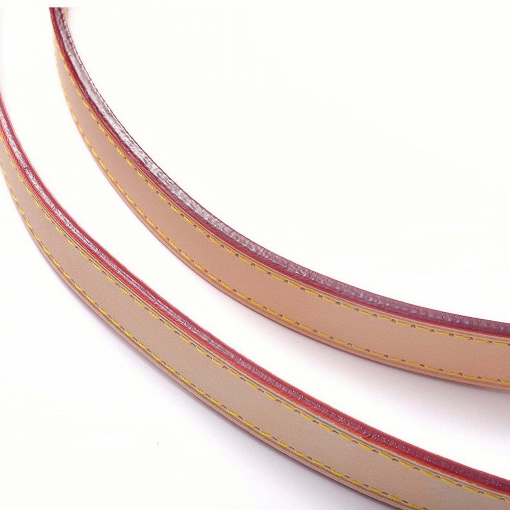 Adjustable Leather Straps - Natural and Honey Colors