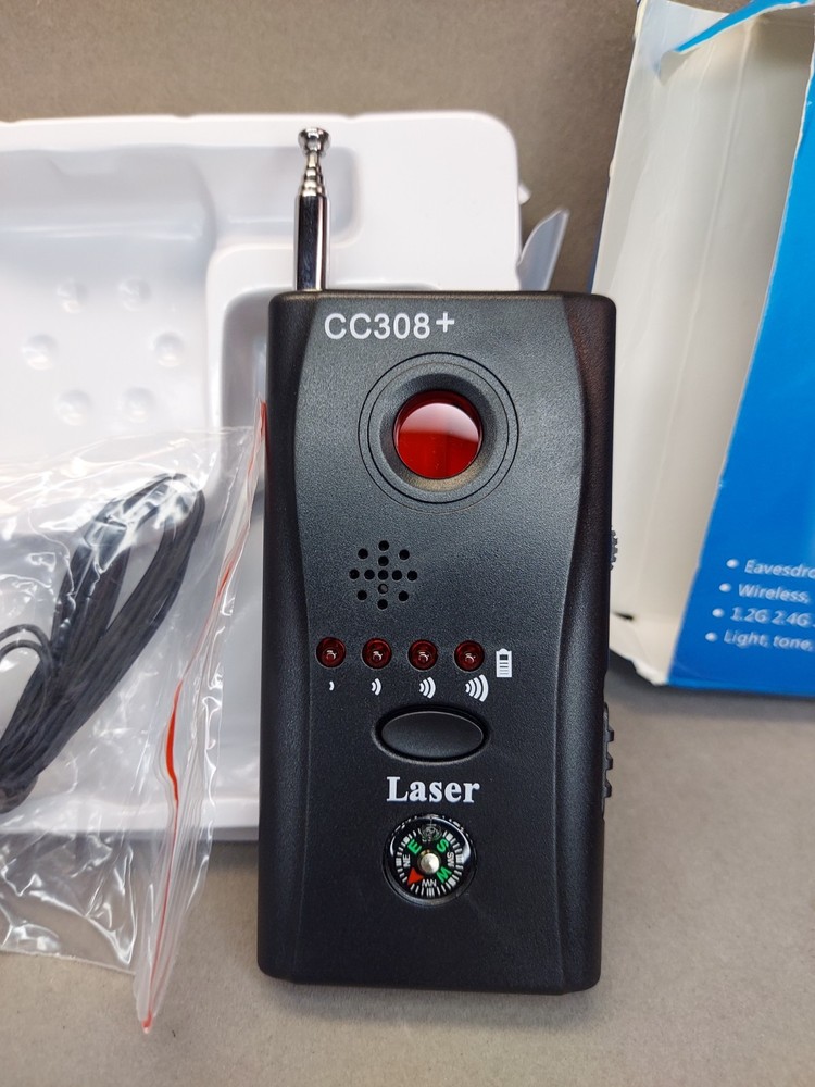 Full Range All-Round Detector CC308+Eavesdropping device Open box