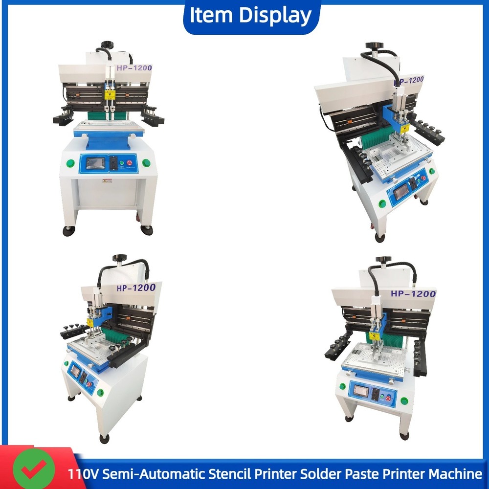 Solder Paste Semi-Automatic Stencil Printing Machine Solder Paste Printer