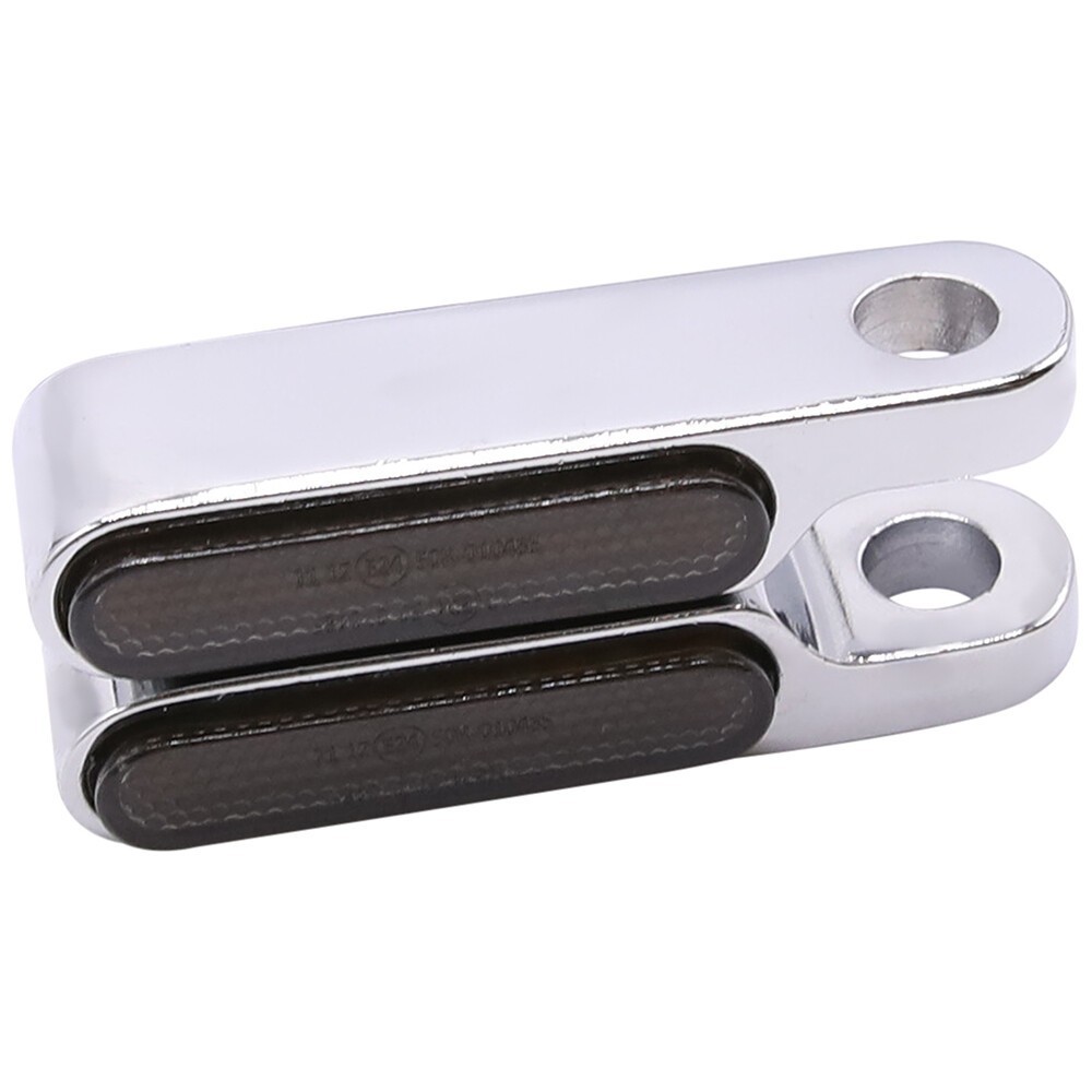 Mini Motorcycle Chrome LED Turn Signals Blinker Light Amber For Harley Davidson