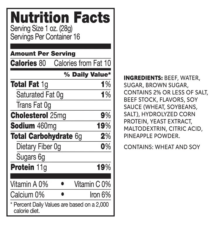 Jack Link's Original Beef Jerky, 16 oz.