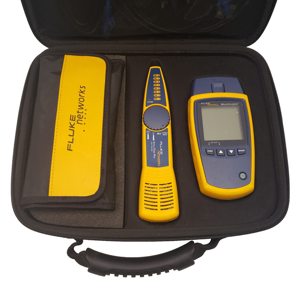 FLUKE MS2-KIT  NETWORKS Cable Continuity Tester - MicroScanner2 Professional Kit
