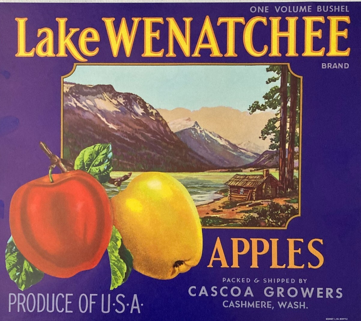 Lot of 10 1940 - 1963 Vintage Unused Crate Labels from various companies. (CLA)