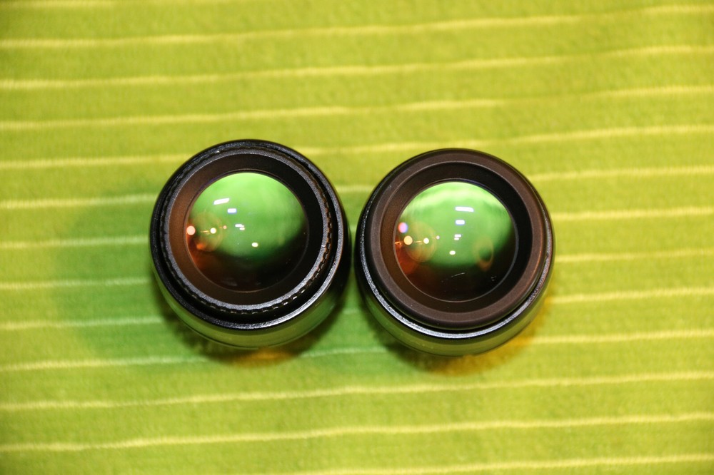 NIKON CFI 10X/22 One M MICROSCOPE EYEPIECE PAIR FOR ECLIPSE E & I SERIES