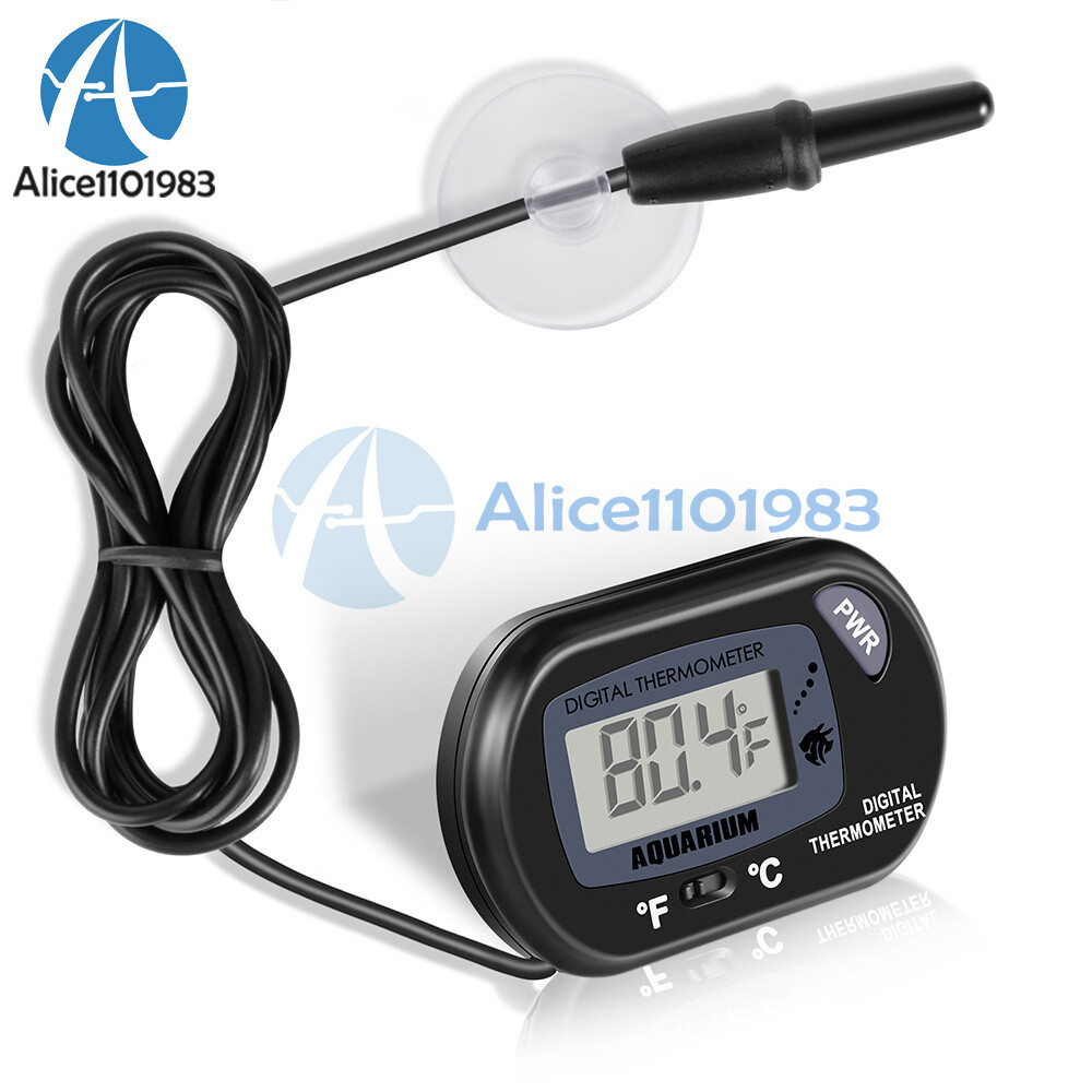 Digital LCD Sensor Temperature Controller Aquarium Thermometer Fish Tank Temp