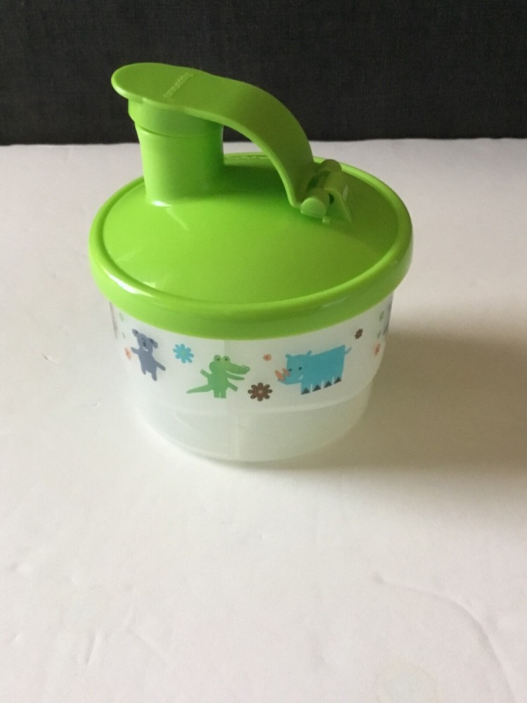 Tupperware Divided Formula /Snack Dispenser Baby Container 3 Compartments NEW