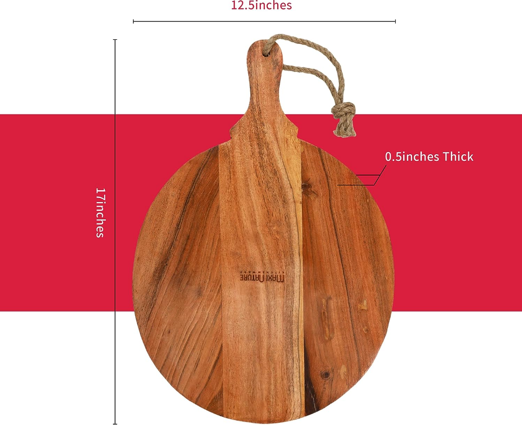 Acacia Wood Pizza Peel 12 inch