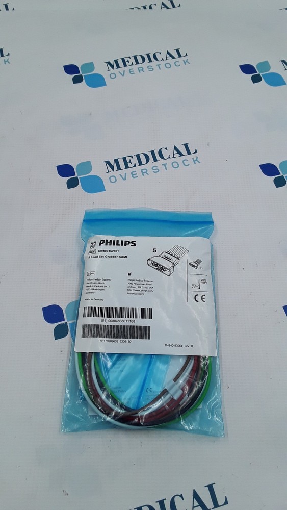 Philips 5 Lead Set Grabber AAMI REF 989803152051