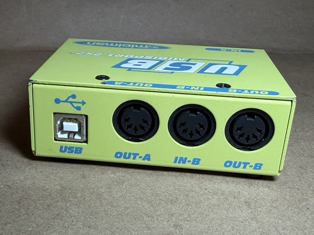 Midiman Midisport 2x2 USB MIDI Interface For Windows and Mac