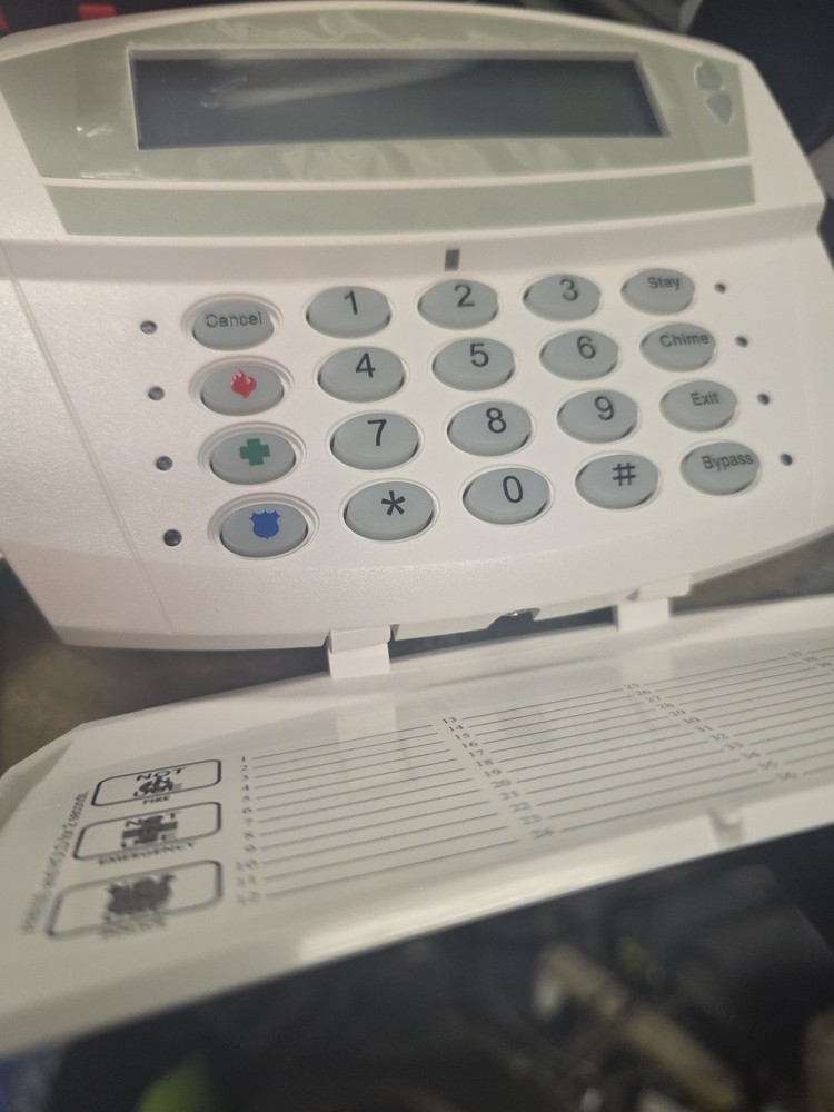 Interlogix GE Security CADDX NetworX NX-1448E 48 Zone Fixed LCD Keypad