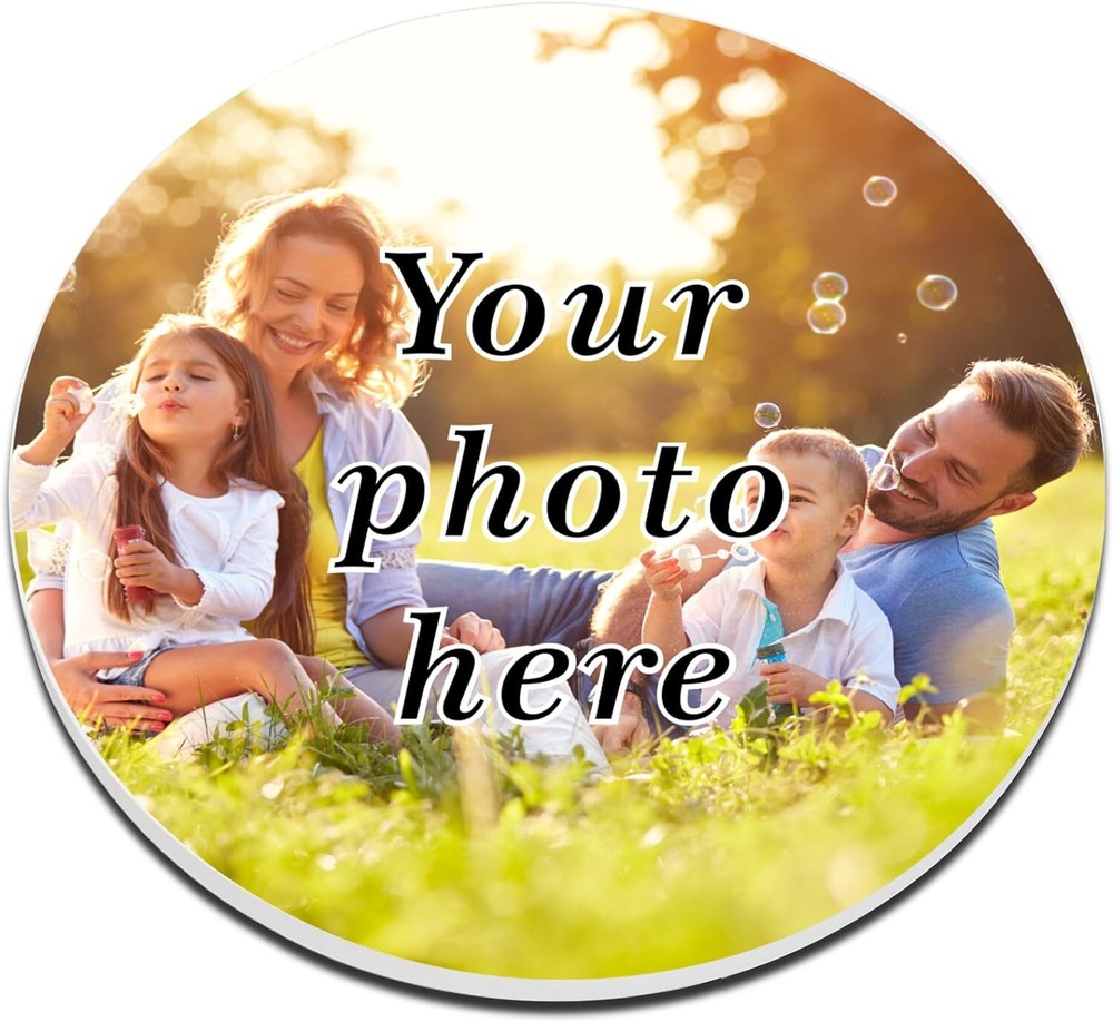 Custom Coasters for Drinks  Personalized Ceramic Customize with Wedding Photos