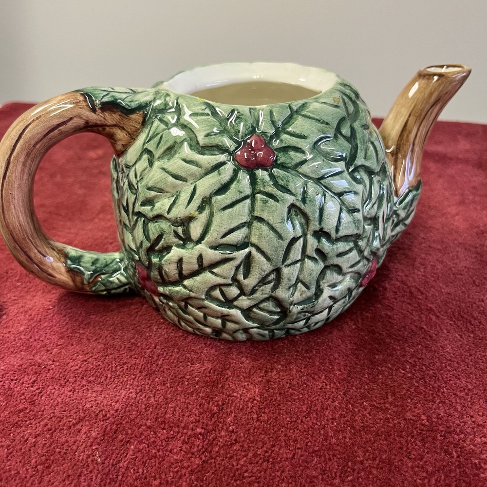 Christmas Holly Pitcher by Nantucket.