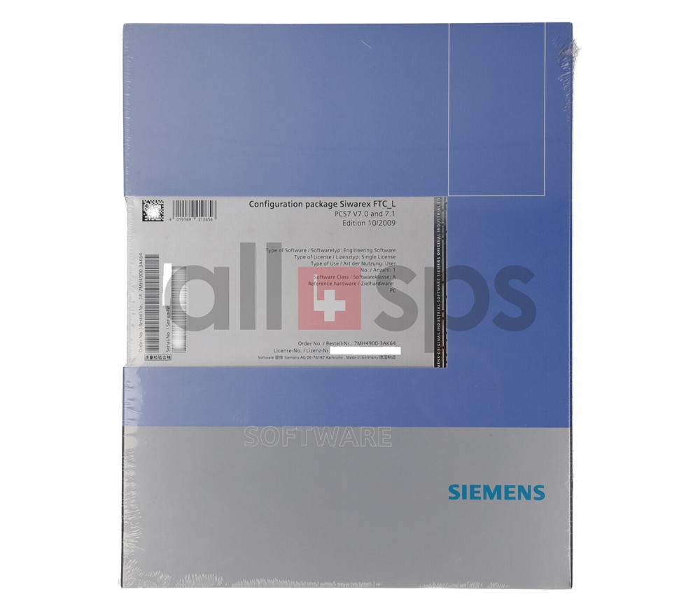 SIEMENS DESIGN PACKAGE SIWAREX FT - 7MH4900-3AK64 (NS)