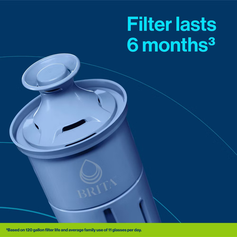 Brita Tahoe Pitcher with Elite Filter - White