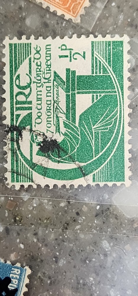 Eire Foreign 1/2p Stamp Used - #A1318