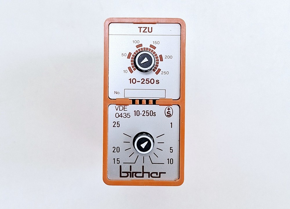 Bircher TZABA / 10-250s Time Delay Relay 125VDC