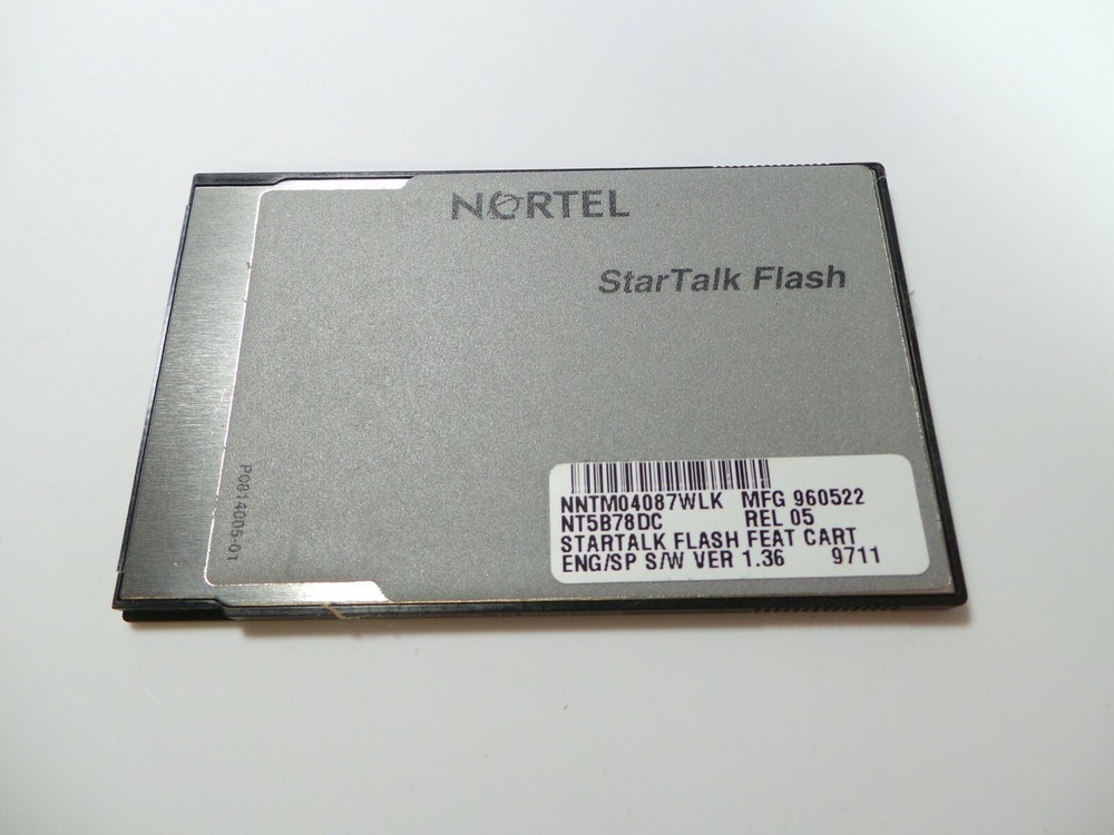 Nortel NTAB78DC Norstar StarTalk Flash Card