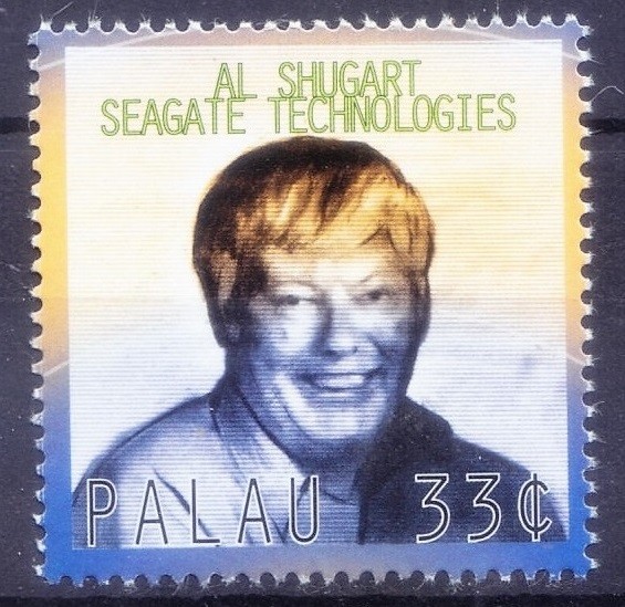 Palau 1999 MNH, Engineer Al Shugart defined computer disk drive industry