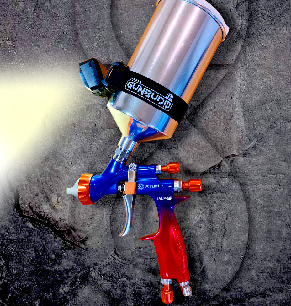 Professional ATOM X88 INFINITY Spray Gun – Dual 1.3/1.4mm Tips Auto Body Paint!