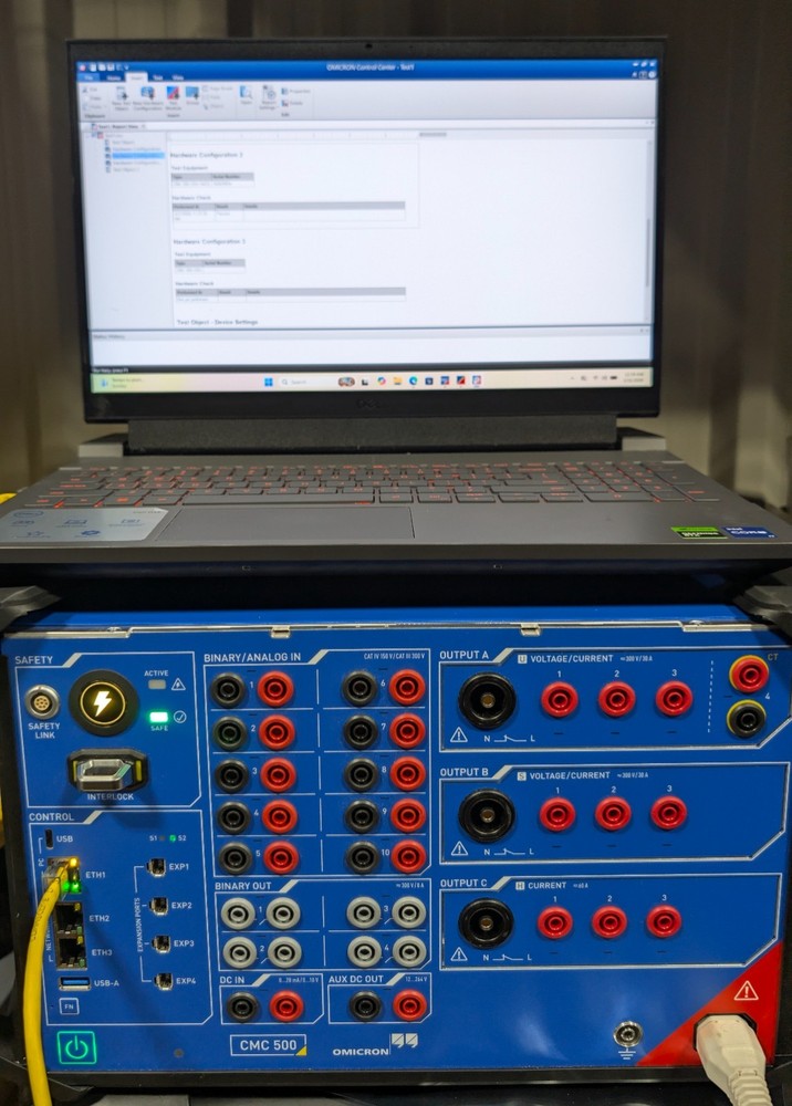 OMICRON CMC 500 USH 3ADS Relay Test Set System