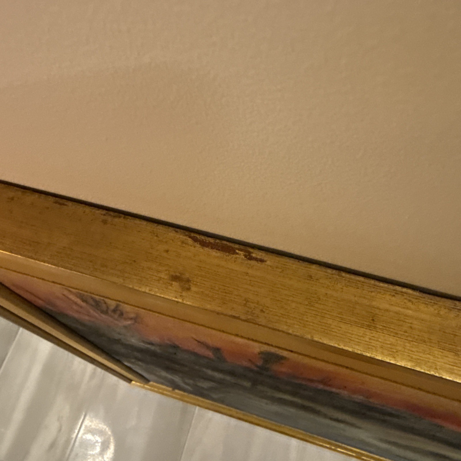 Vintage Florida Landscape Original Oil Painting On Canvas Framed Signed Rosen