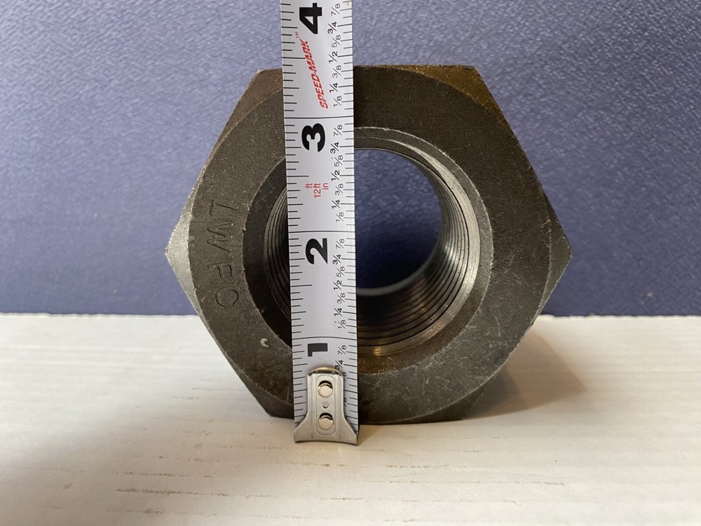 Bribes 897409 GRC Nylon Insert Locknut Plain 2 1/4-4 1/2 NU Heavy