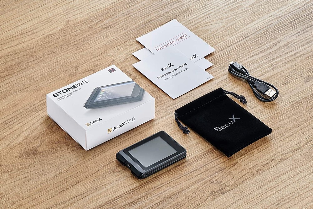 SecuX W10 Secure Crypto Hardware Wallet Large Touch Screen