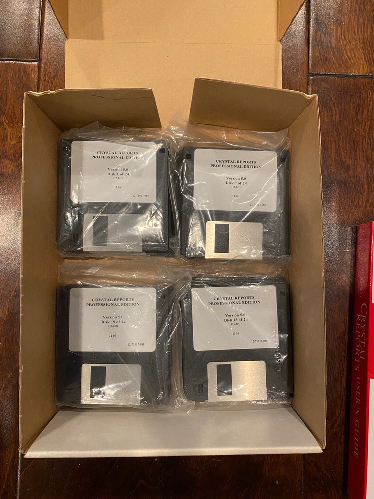 SEAGATE CRYSTAL REPORTS PROFESSIONAL 5.0 PC SQL DATABASES 16Bit 3.5" DISKS B4509