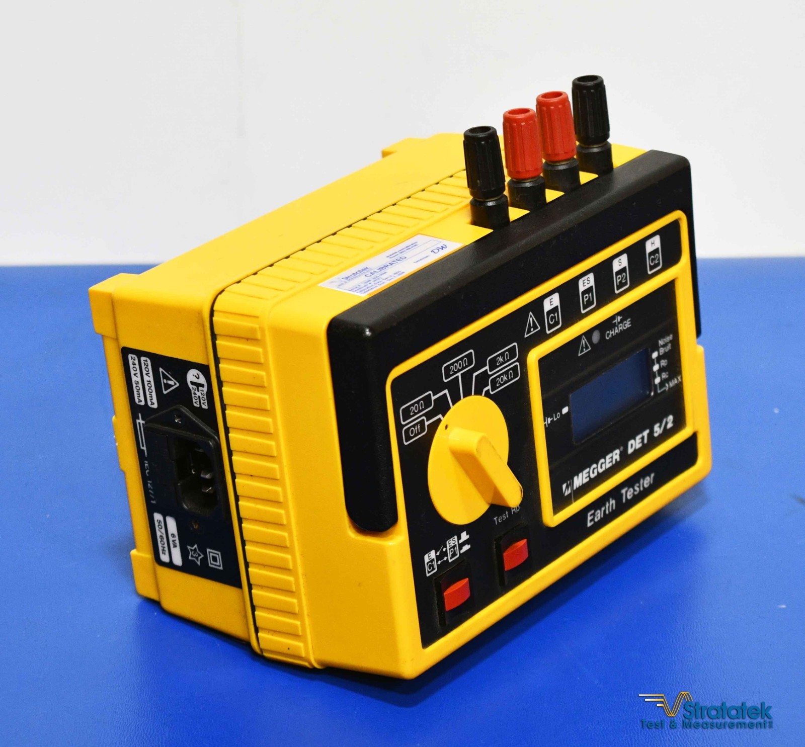 Megger DET 5/2 Earth Tester Earth Ground Resistance Meter NIST Calibrated