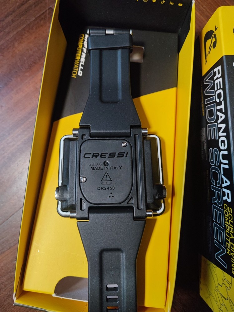 CRESSI Raphael - Unisex Diving Computer with Large Rectangular Screen...