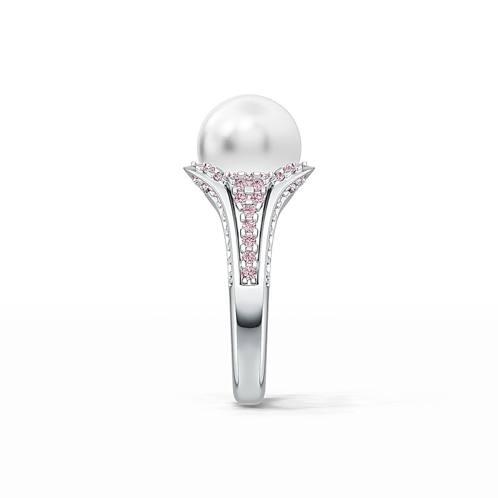 Sterling Silver Semi Mount Ring Setting Round RD 10x10mm