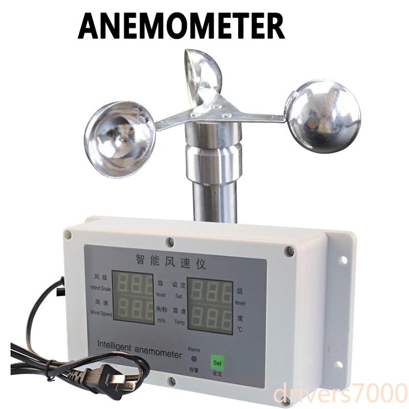 Anemometer Sensor Temp Wind Speed Measurement Weather Construction Tower Crane