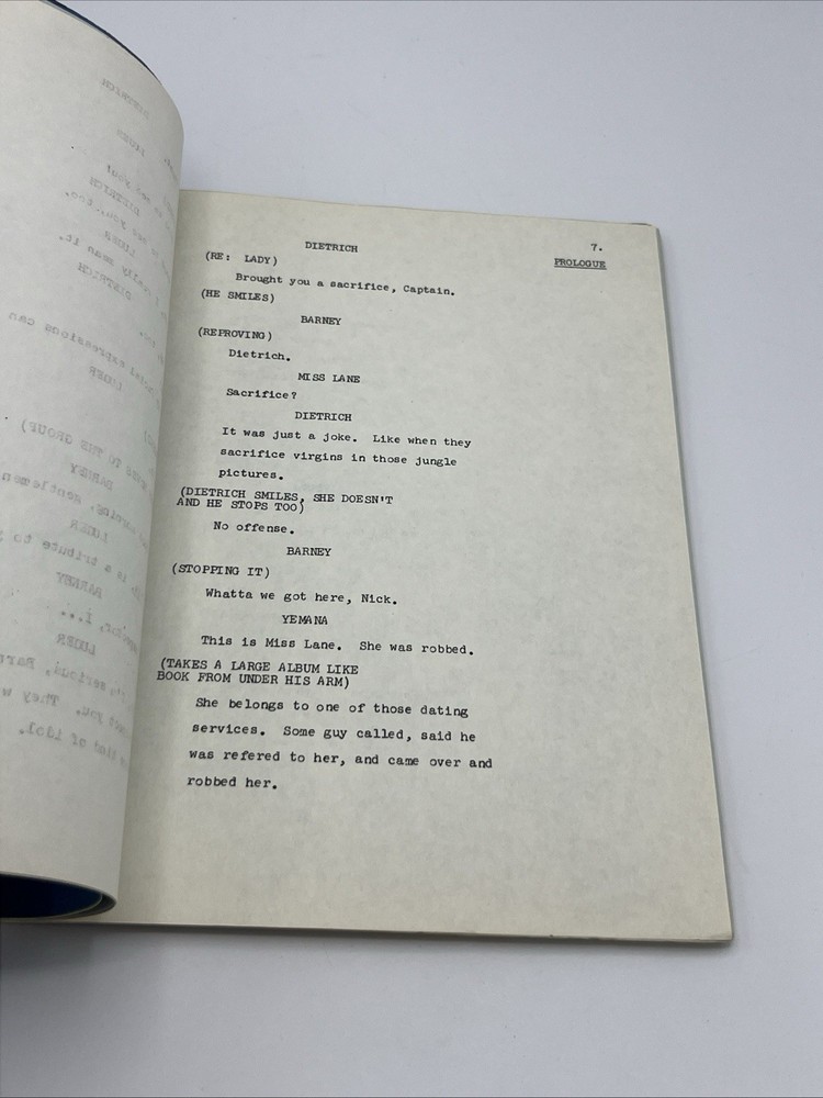 Barney Miller Original TV Script 1977 Strike I Episode