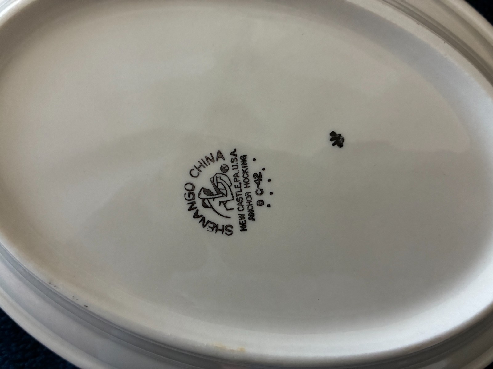 Shenango China Restaurant Ware Oval Soup, Pasta Bowl, Set of 5