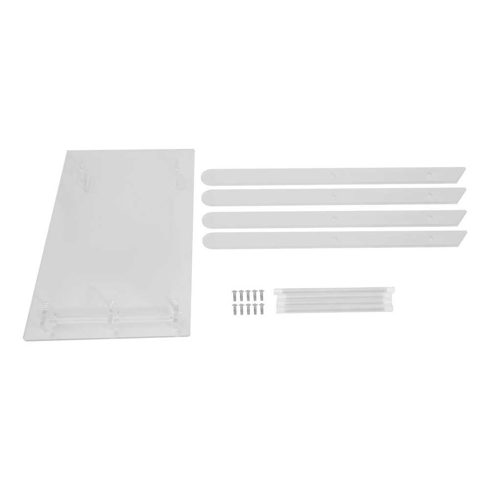 Foldable Acrylic Computer Stand - Stylish Table for Home & Office Use